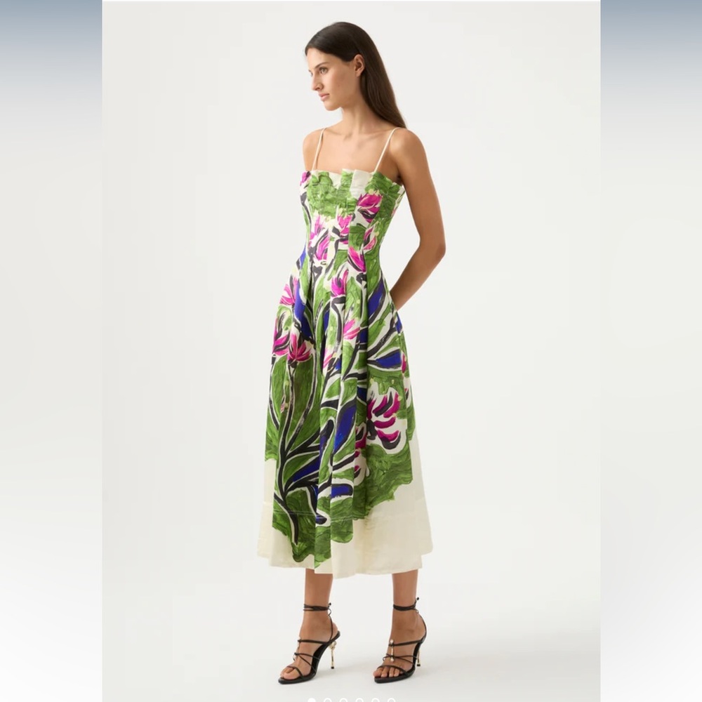 AJE Paradiso Cinched Mini Dress Size 6 AU (US fits like 0-2)
